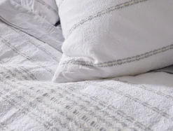 Coyuchi Rippled Stripe Organic Shams< Pillow Shams