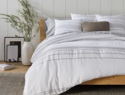 Coyuchi Rippled Stripe Organic Shams< Pillow Shams