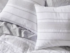 Coyuchi Rippled Stripe Organic Shams< Pillow Shams