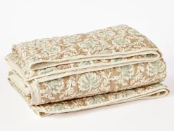 Coyuchi Robles Handstitched Organic Quilt< Quilts + Comforters