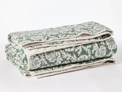 Coyuchi Robles Handstitched Organic Quilt< Quilts + Comforters
