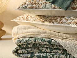Coyuchi Robles Handstitched Organic Quilt< Quilts + Comforters