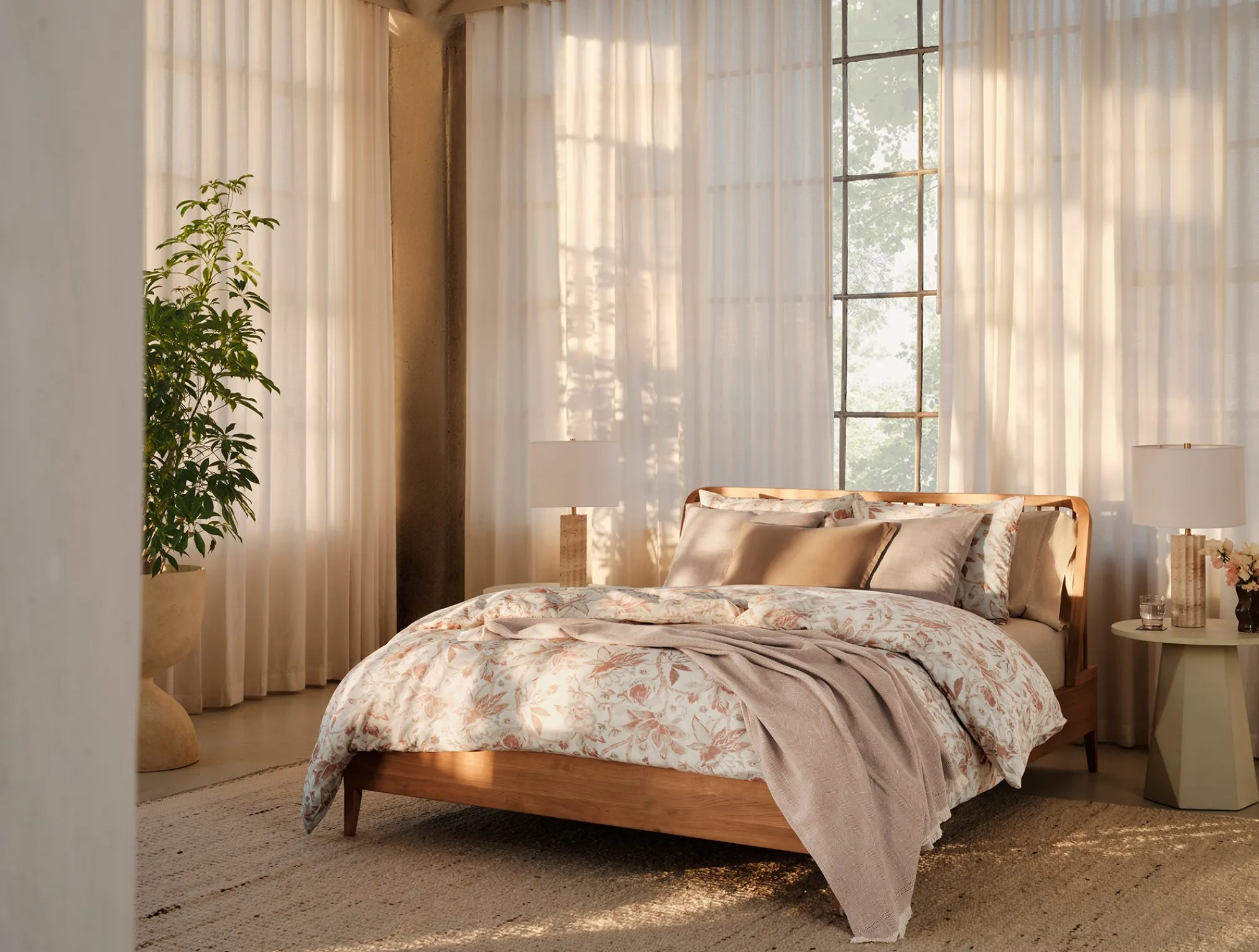 Coyuchi Sea Bloom Print Duvet Cover< Duvet Covers + Sets