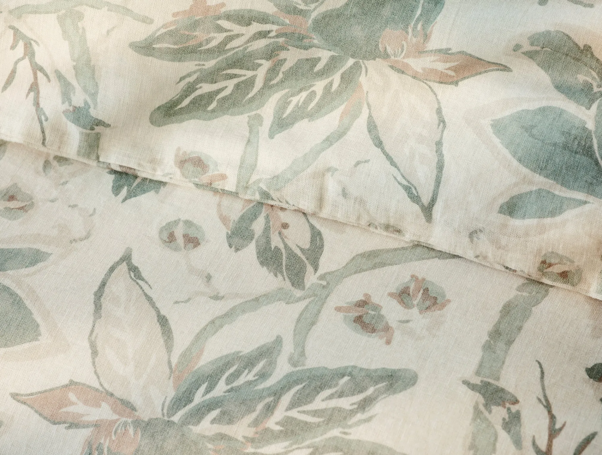 Coyuchi Sea Bloom Print Duvet Cover< Duvet Covers + Sets