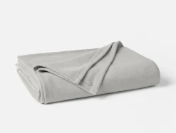 Coyuchi Sequoia Washable Organic Cotton and Wool Blanket< Bed Blankets