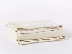 Coyuchi Sequoia Washable Organic Cotton and Wool Blanket< Bed Blankets
