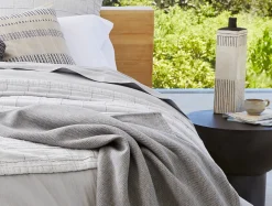 Coyuchi Sequoia Washable Organic Cotton and Wool Blanket< Bed Blankets