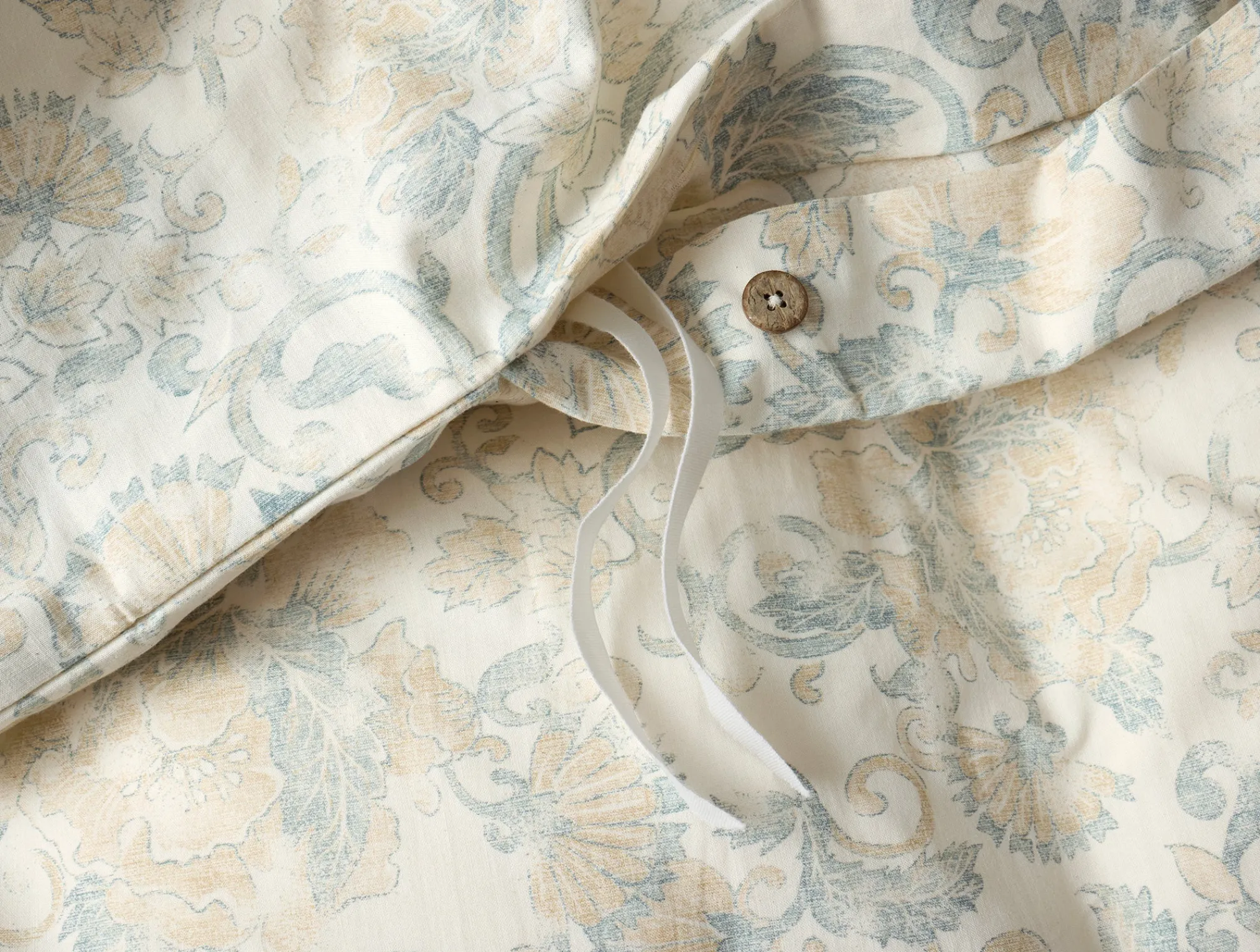 Coyuchi Solana Organic Print Duvet Cover< Duvet Covers + Sets