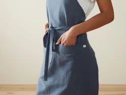 Coyuchi Sonoma Textured Organic Apron< Kitchen
