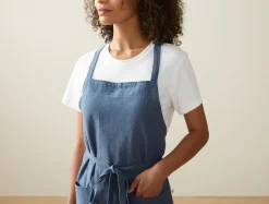 Coyuchi Sonoma Textured Organic Apron< Kitchen