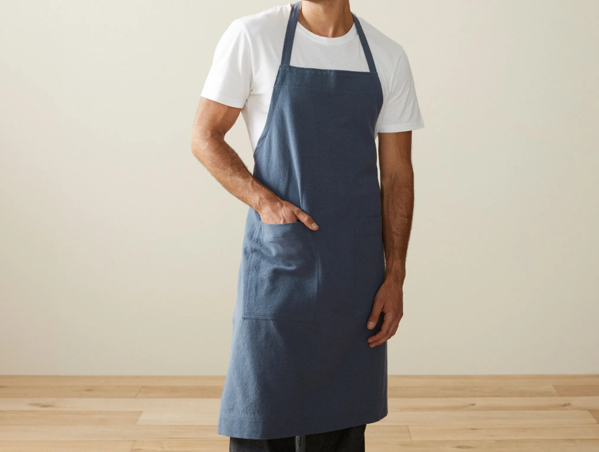 Coyuchi Sonoma Textured Organic Apron< Kitchen
