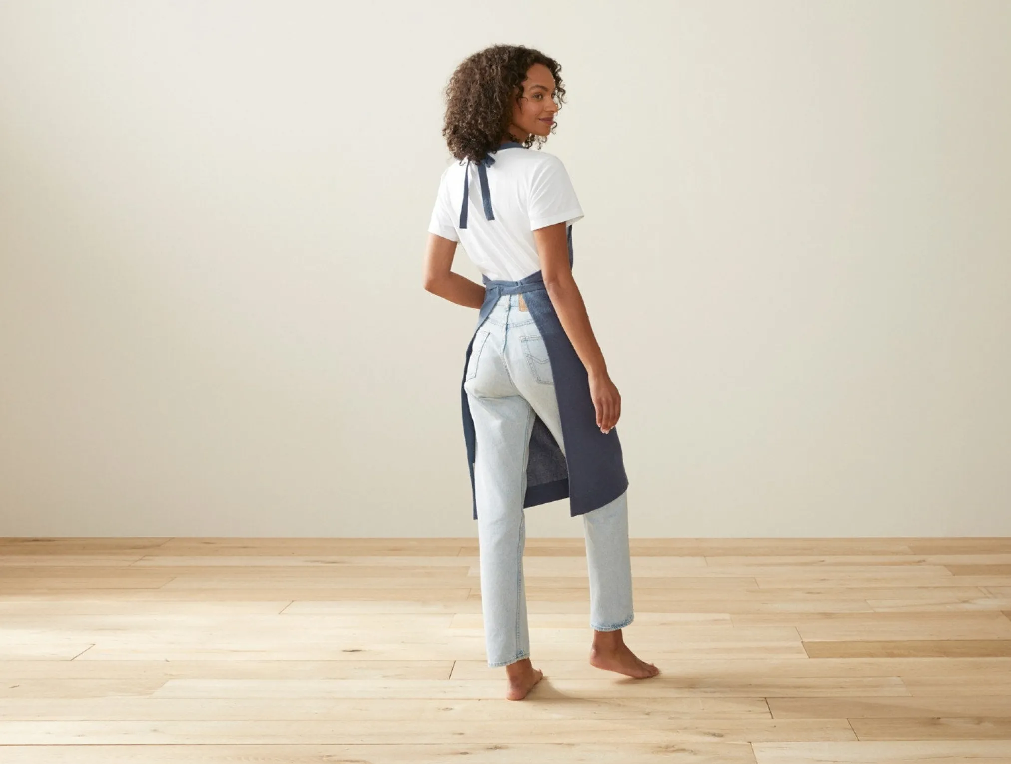 Coyuchi Sonoma Textured Organic Apron< Kitchen