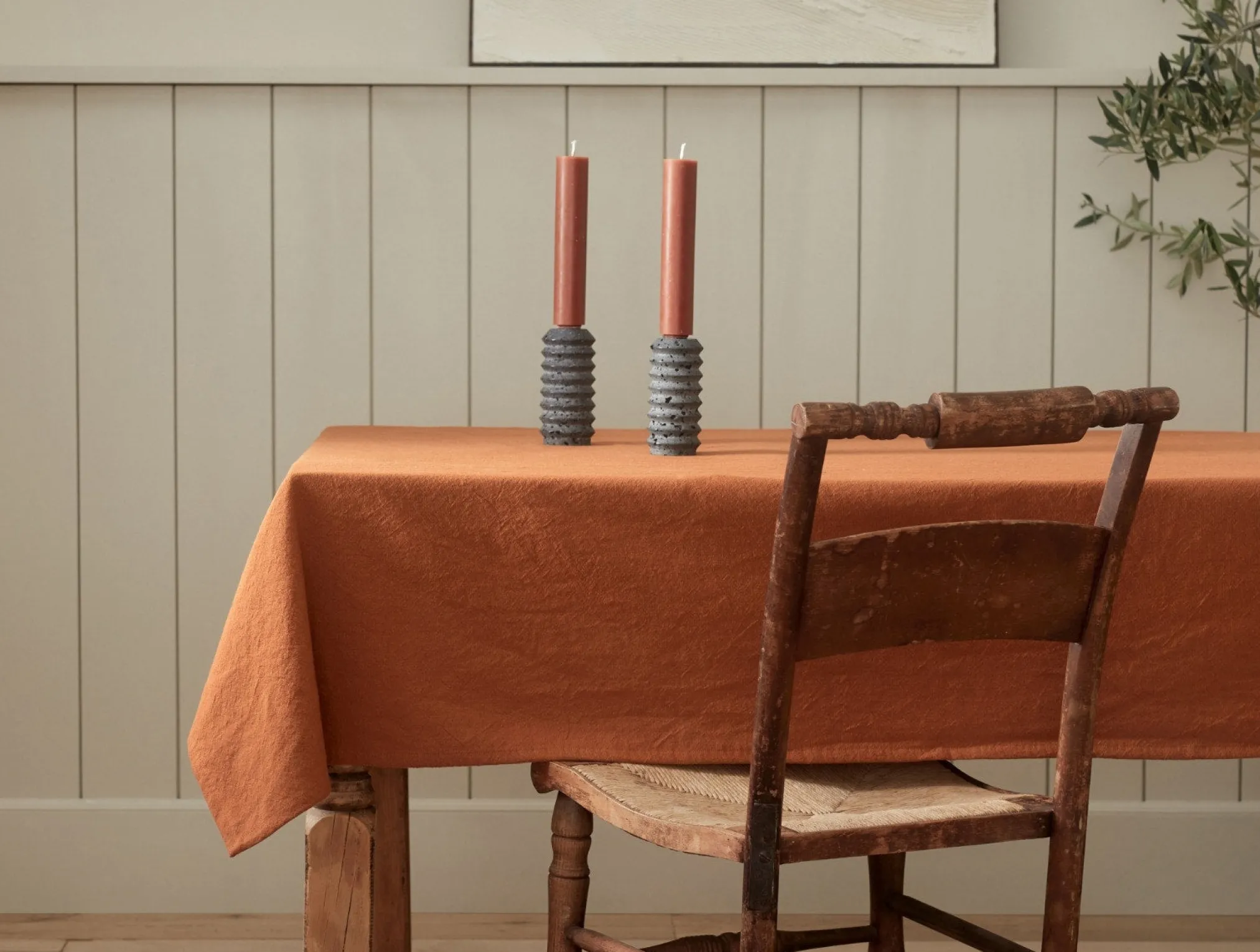 Coyuchi Sonoma Textured Organic Tablecloth< Dining