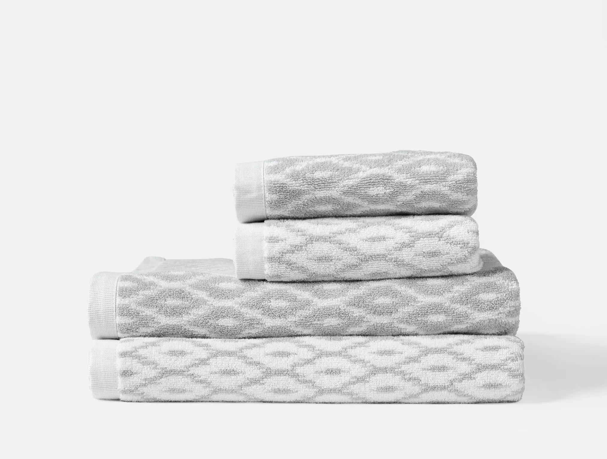 Coyuchi Stinson Organic Minimalist Towel Set of 4< Bath Towels