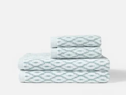 Coyuchi Stinson Organic Minimalist Towel Set of 4< Bath Towels