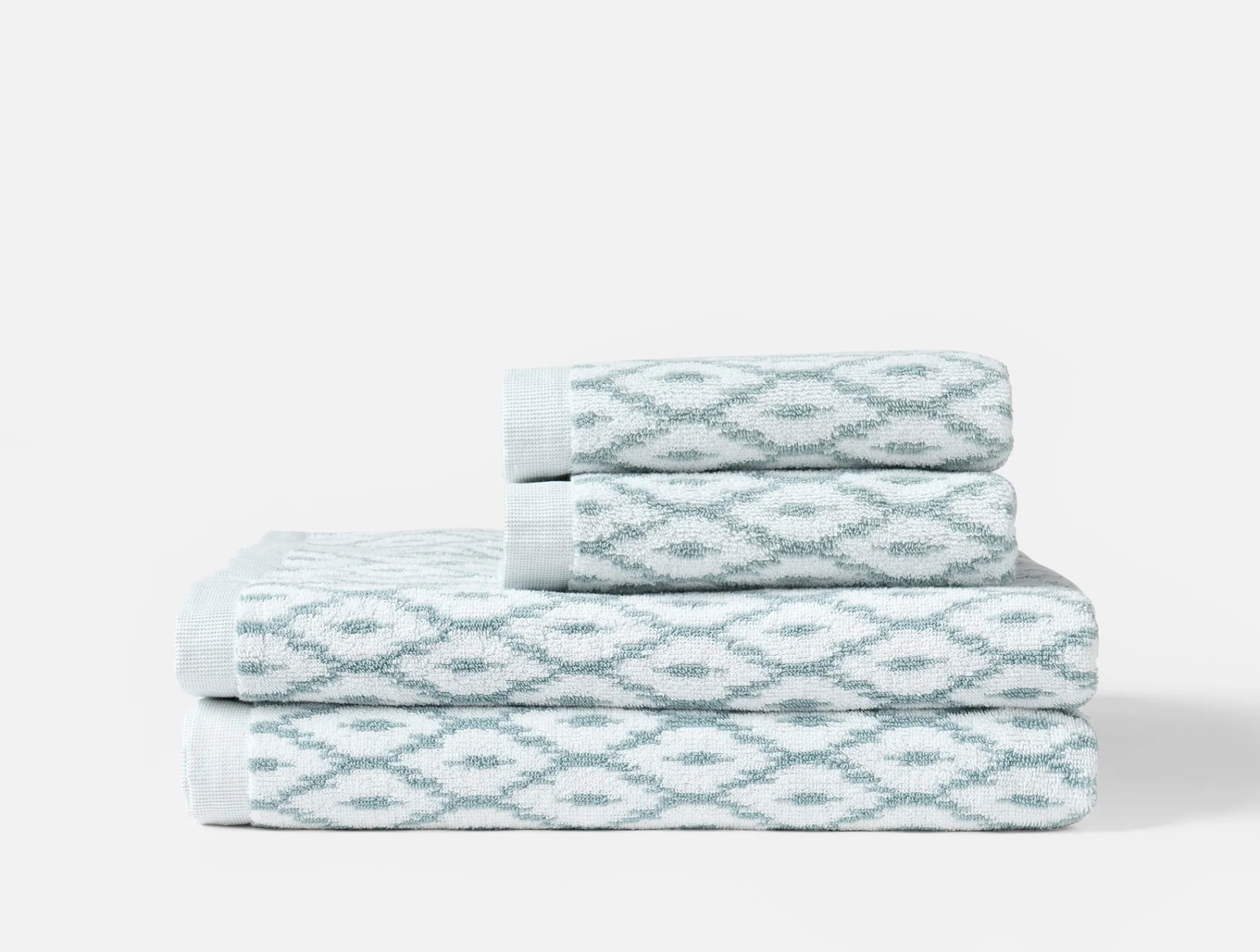 Coyuchi Stinson Organic Minimalist Towel Set of 4< Bath Towels