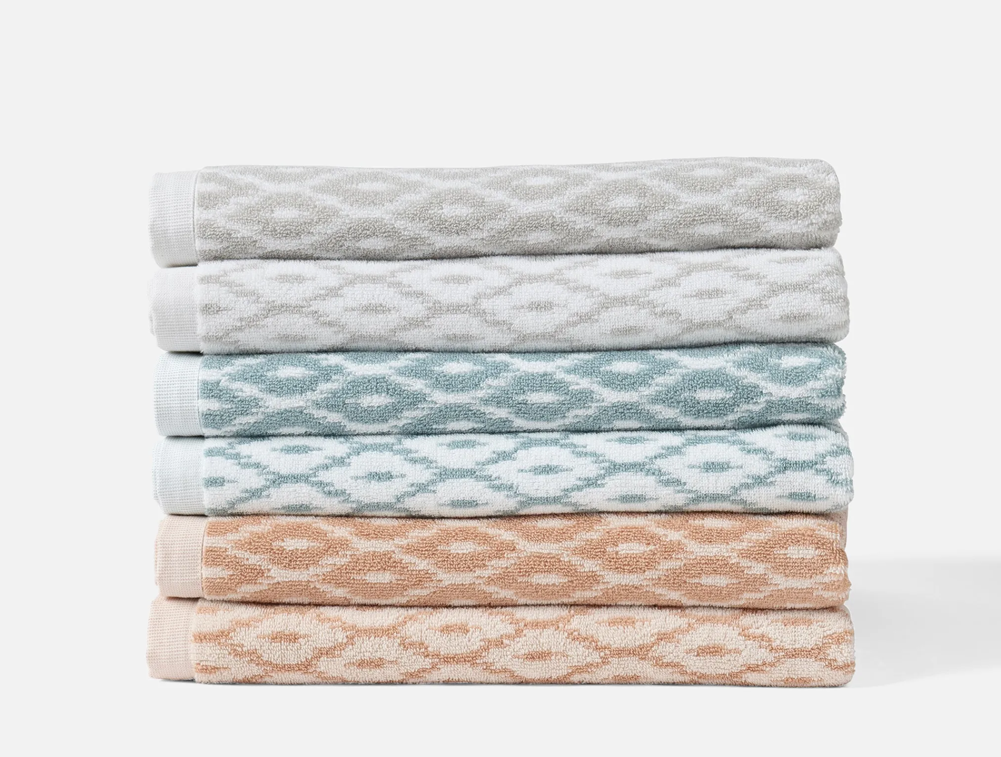 Coyuchi Stinson Organic Minimalist Towel Set of 4< Bath Towels