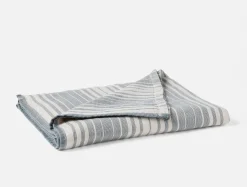 Coyuchi Sycamore Organic Cotton Linen Towels< Bath Towels