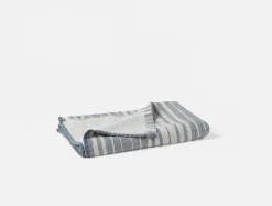 Coyuchi Sycamore Organic Cotton Linen Towels< Bath Towels