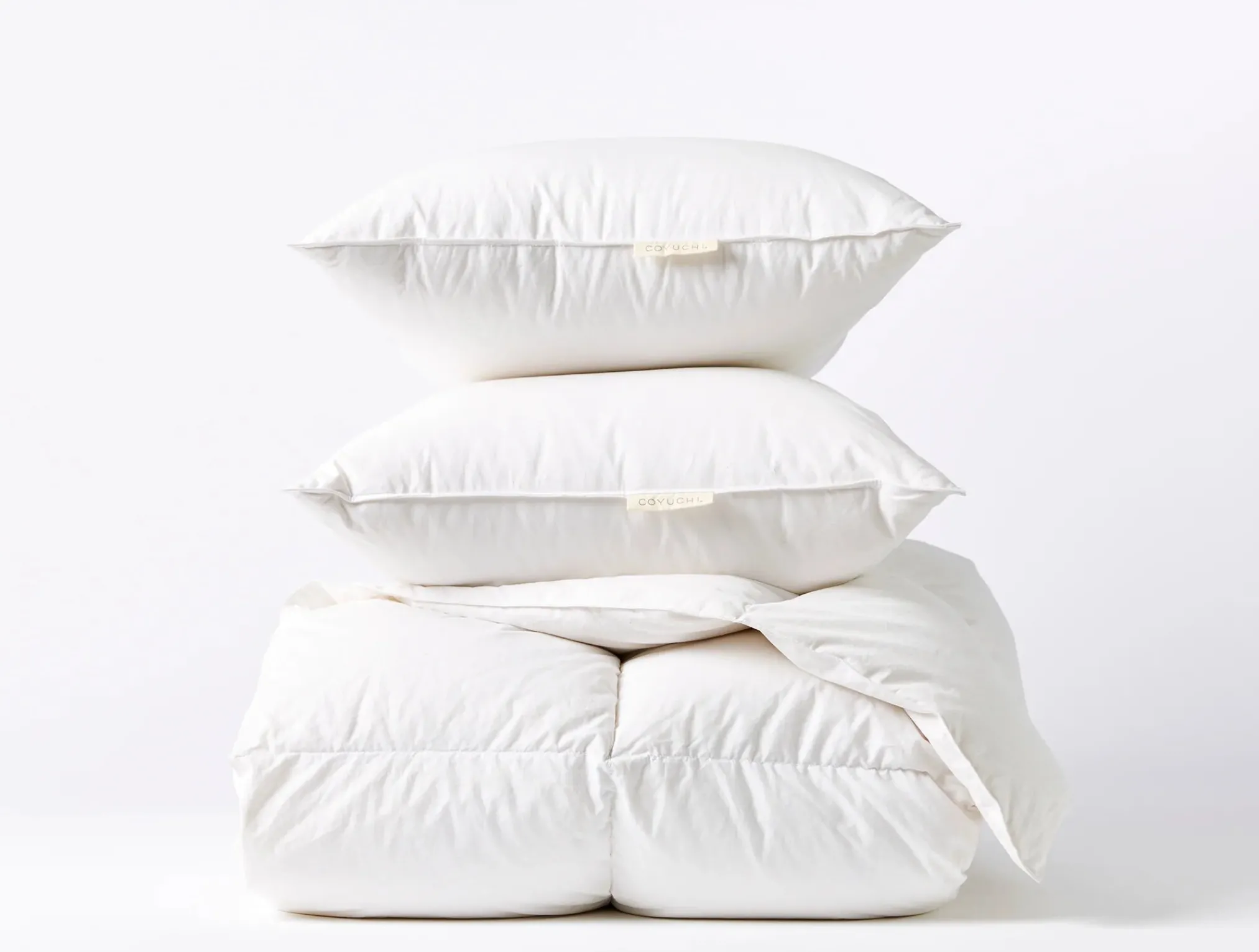 Coyuchi Three Season Down Bed Inserts Bundle< Bed Essential Bundles