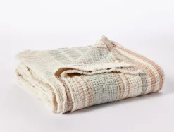 Coyuchi Topanga Organic Matelasse Throw< Throws