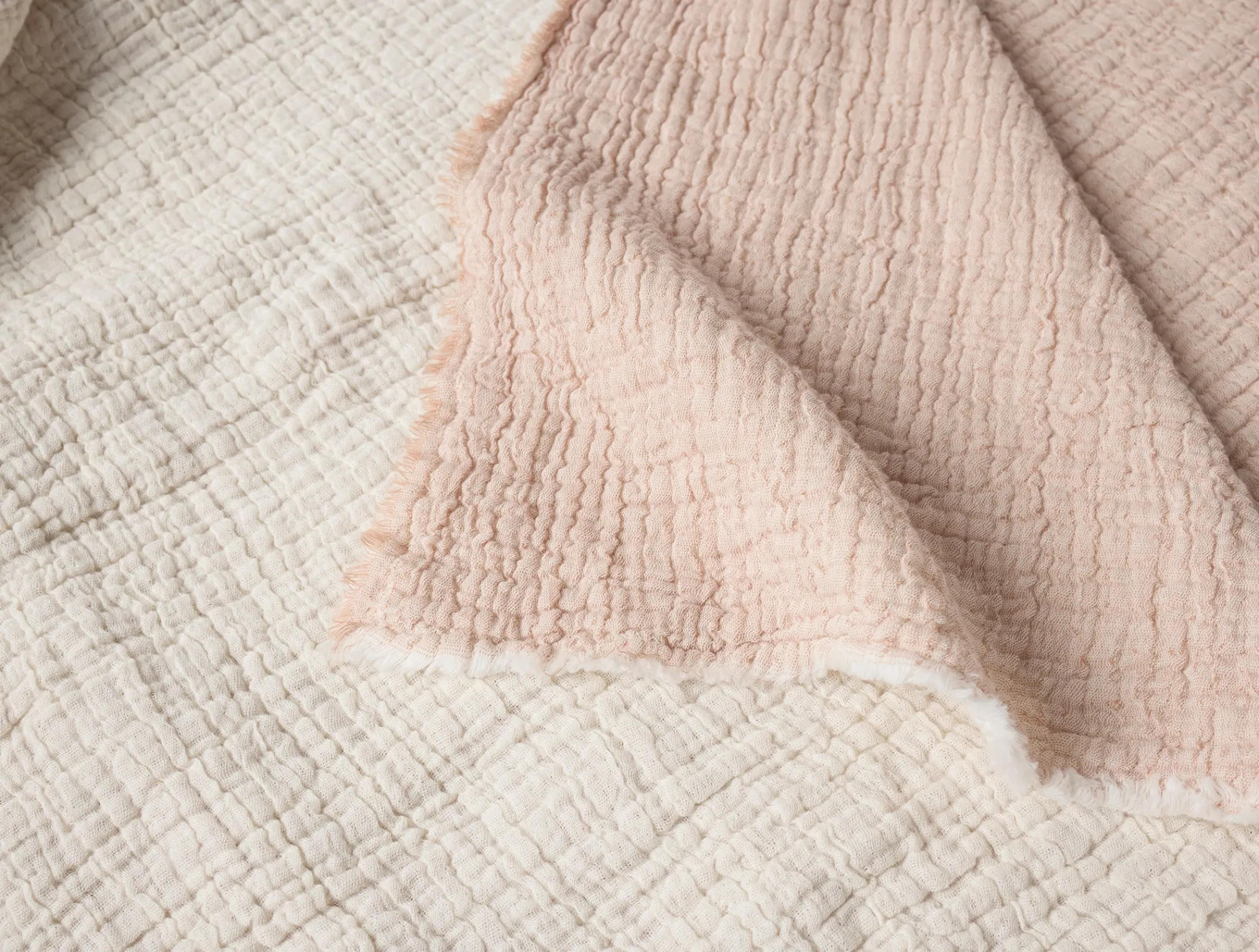 Coyuchi Topanga Organic Matelasse Throw< Throws