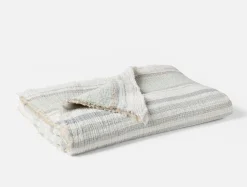 Coyuchi Topanga Organic Matelasse Throw< Throws