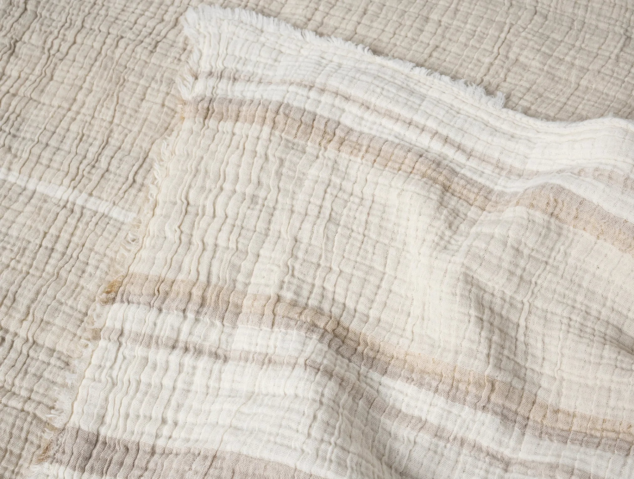 Coyuchi Topanga Organic Matelasse Throw< Throws