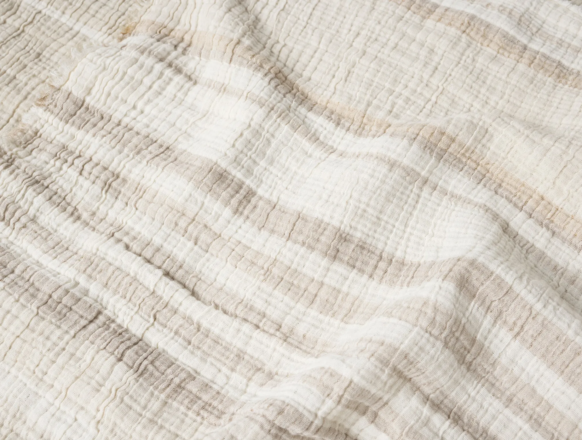 Coyuchi Topanga Organic Matelasse Throw< Throws