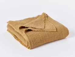 Coyuchi Topanga Organic Matelasse Throw< Throws