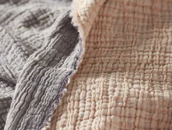 Coyuchi Topanga Organic Matelasse Blanket< Bed Blankets