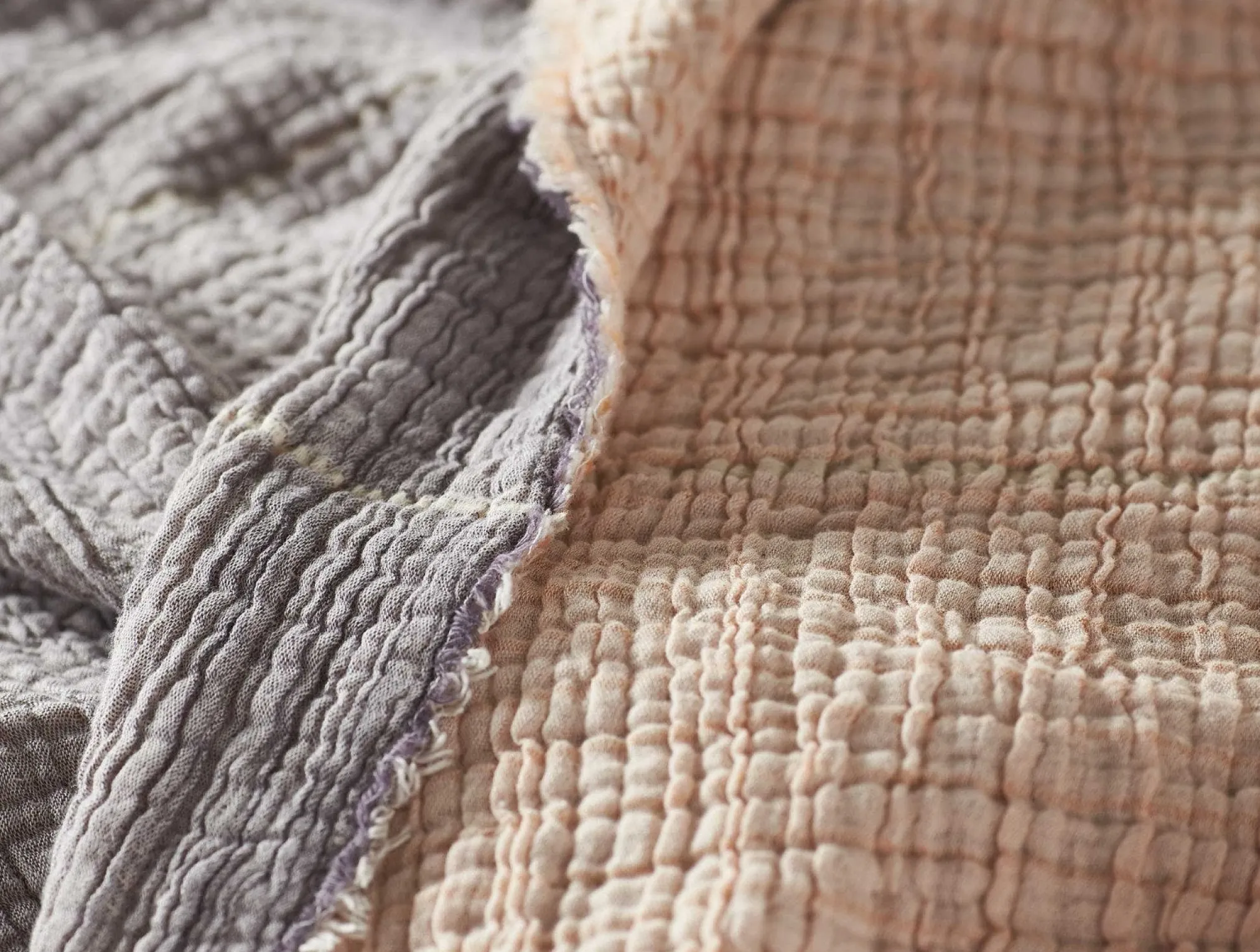 Coyuchi Topanga Organic Matelasse Blanket< Bed Blankets