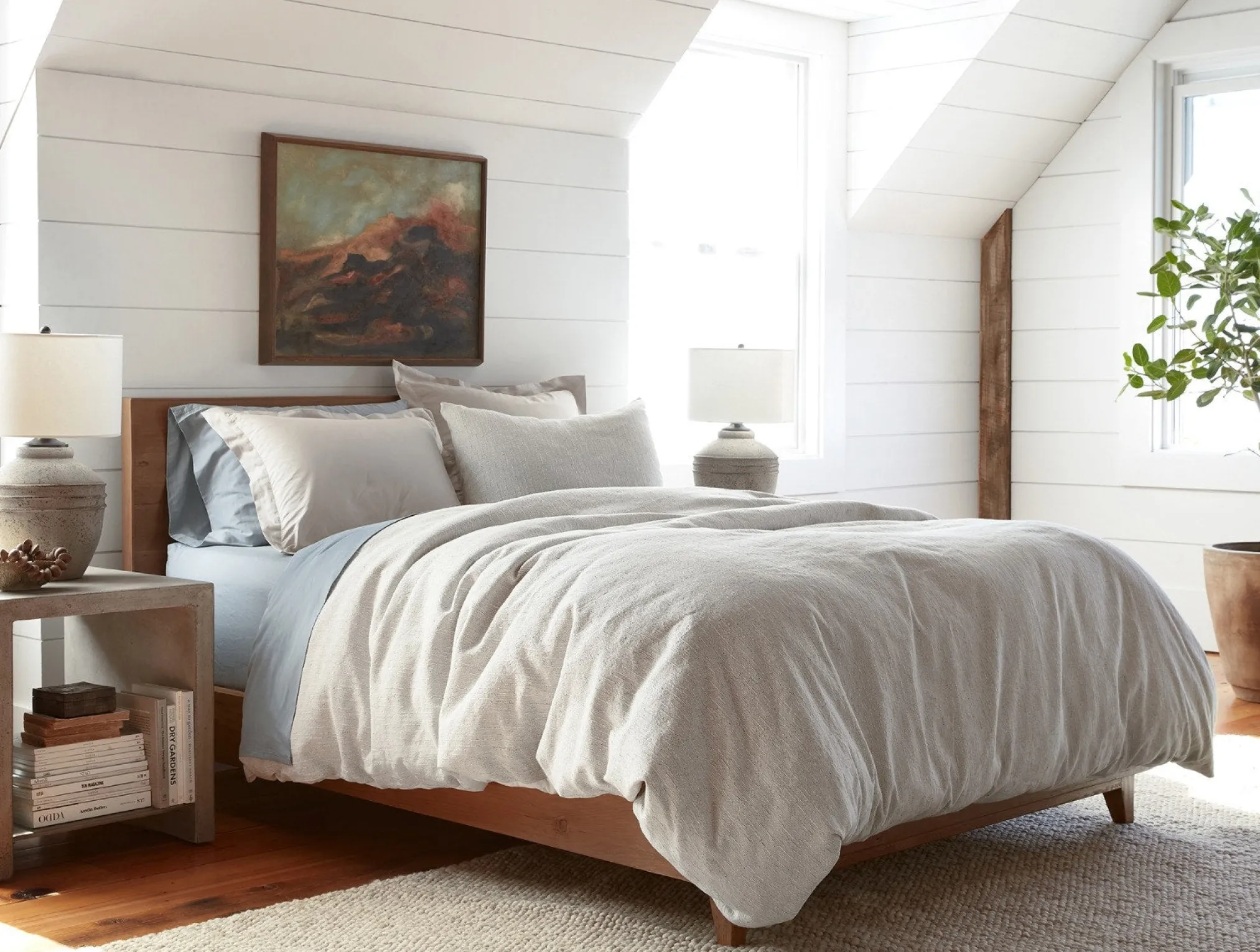 Coyuchi Toro Canyon Organic Duvet Cover< Duvet Covers + Sets