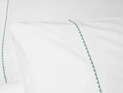 Coyuchi Trailing Embroidered Organic Percale Pillowcases< Pillowcases|Pillowcases