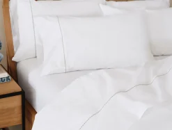 Coyuchi Trailing Embroidered Organic Percale Pillowcases< Pillowcases|Pillowcases