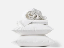 Coyuchi Trailing Embroidered Organic Percale Sheet Set< Sheet Sets|Sheet Sets
