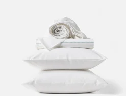 Coyuchi Trailing Embroidered Organic Percale Sheet Set< Sheet Sets|Sheet Sets