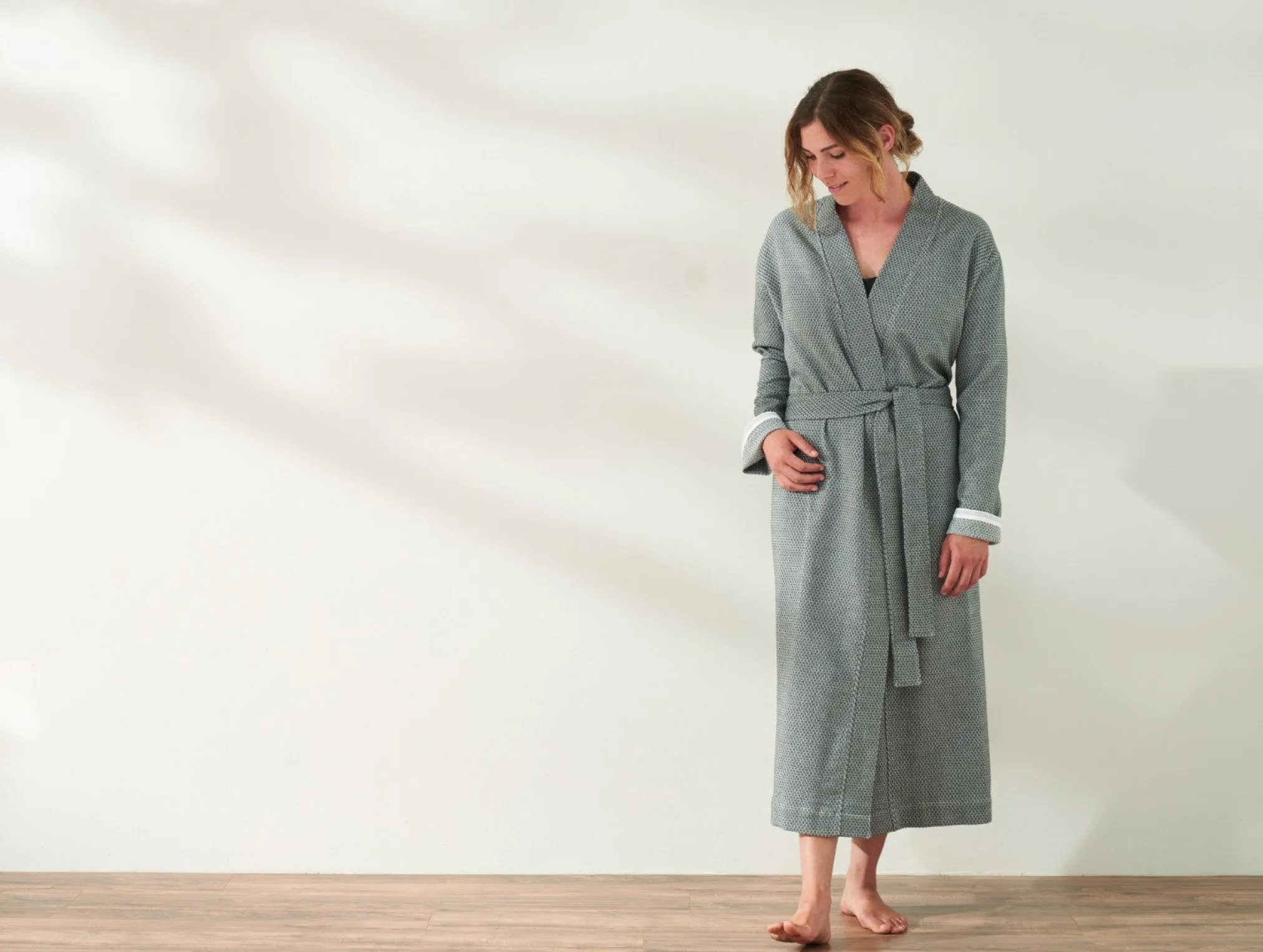 Coyuchi Unisex Mediterranean Organic Modern Robe< Bathrobes