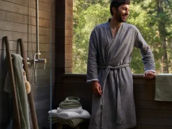 Coyuchi Unisex Mediterranean Organic Modern Robe< Bathrobes