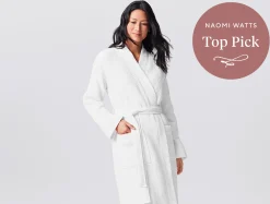 Coyuchi Unisex Organic Waffle Robe< Bathrobes|Men's Sleep