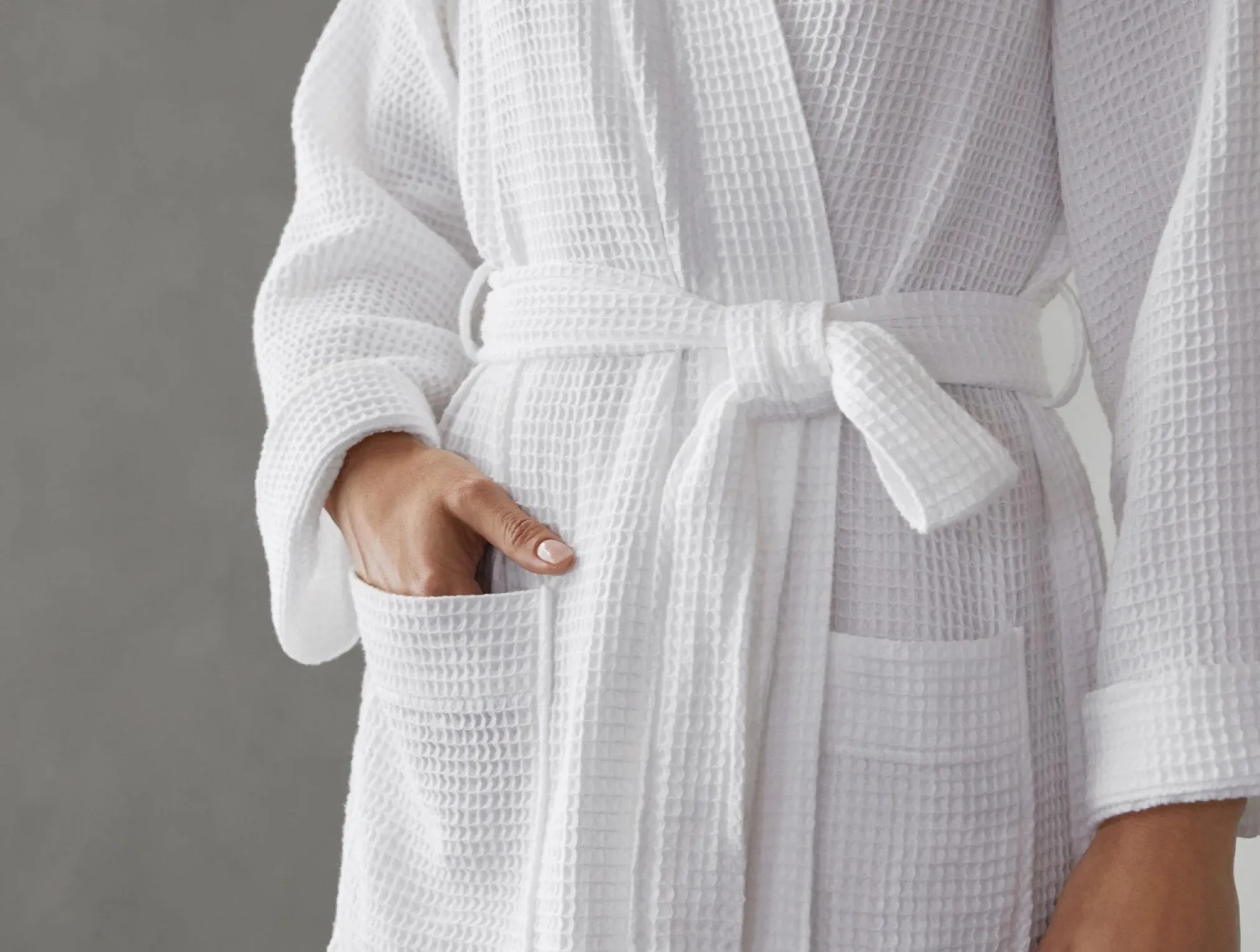 Coyuchi Unisex Organic Waffle Robe< Bathrobes|Men's Sleep