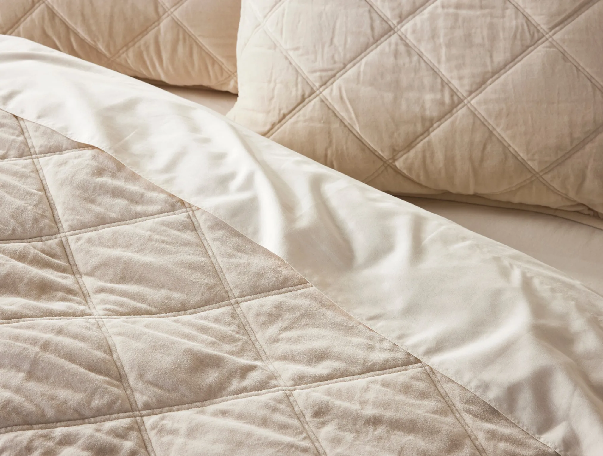 Coyuchi Velvet Organic Quilt< Quilts + Comforters