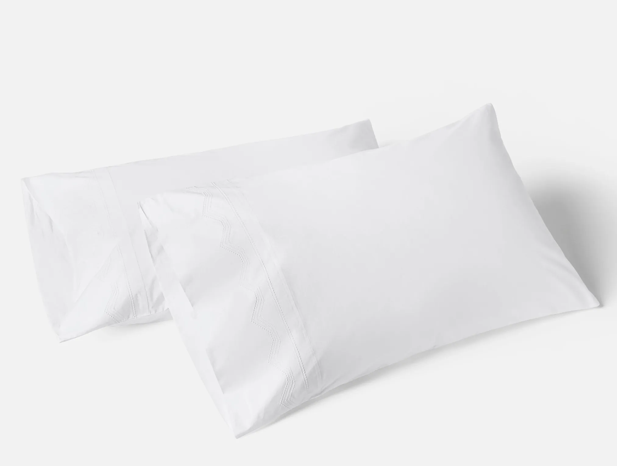 Coyuchi Vista Embroidered Organic Pillowcases< Pillowcases|Pillowcases