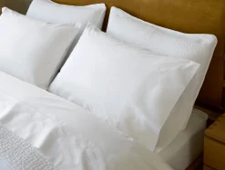 Coyuchi Vista Embroidered Organic Pillowcases< Pillowcases|Pillowcases