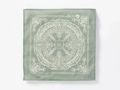 Coyuchi White Buffalo Land Trust Bandana Napkins, Set of 4< Dining