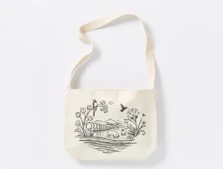 Coyuchi White Buffalo x Organic Crossbody Tote< Accessories