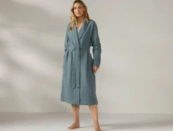 Coyuchi Women's Adriatic Organic Robe< Bathrobes