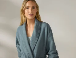 Coyuchi Women's Adriatic Organic Robe< Bathrobes