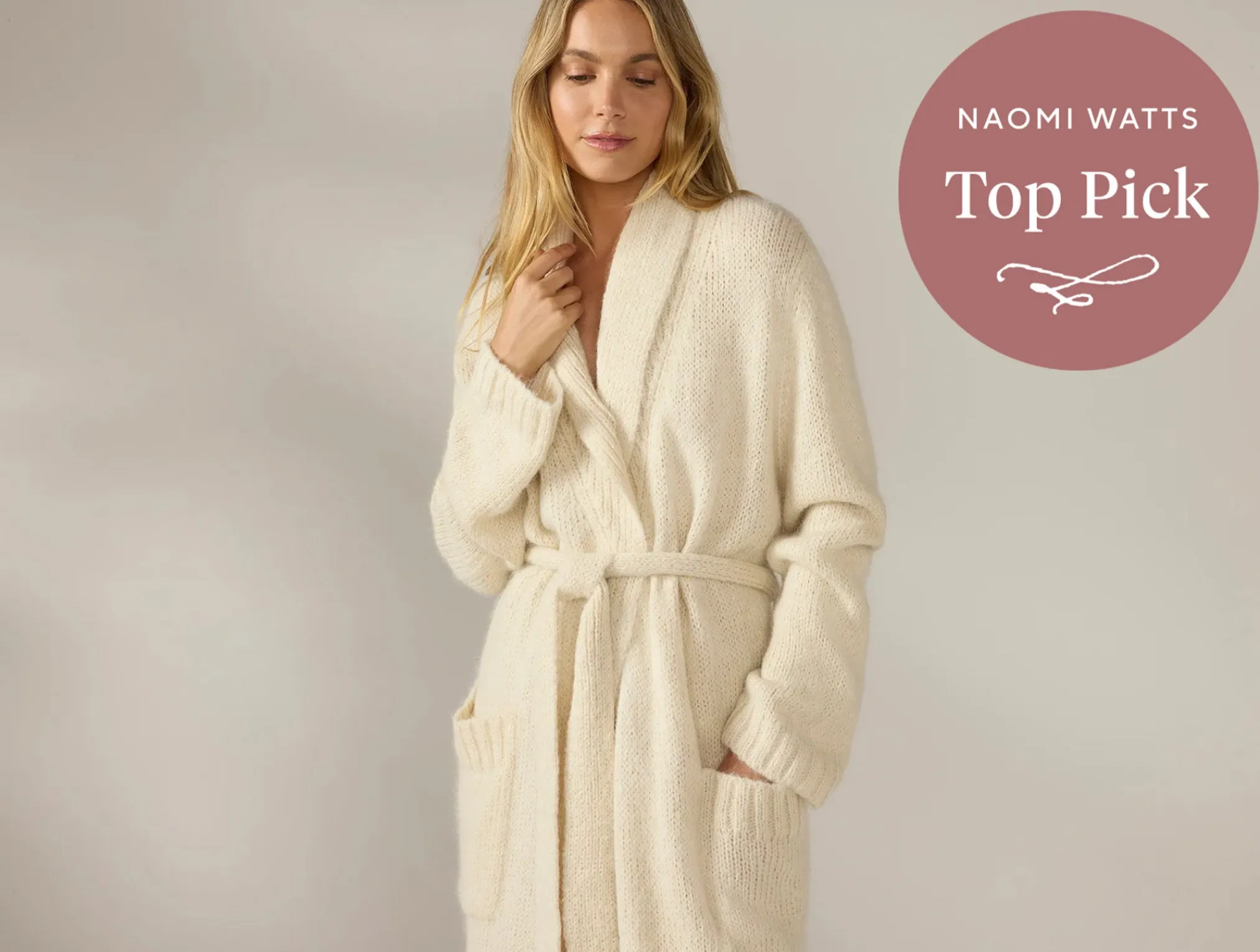 Coyuchi Women's Andes Suri Alpaca Knit Robe< Robes