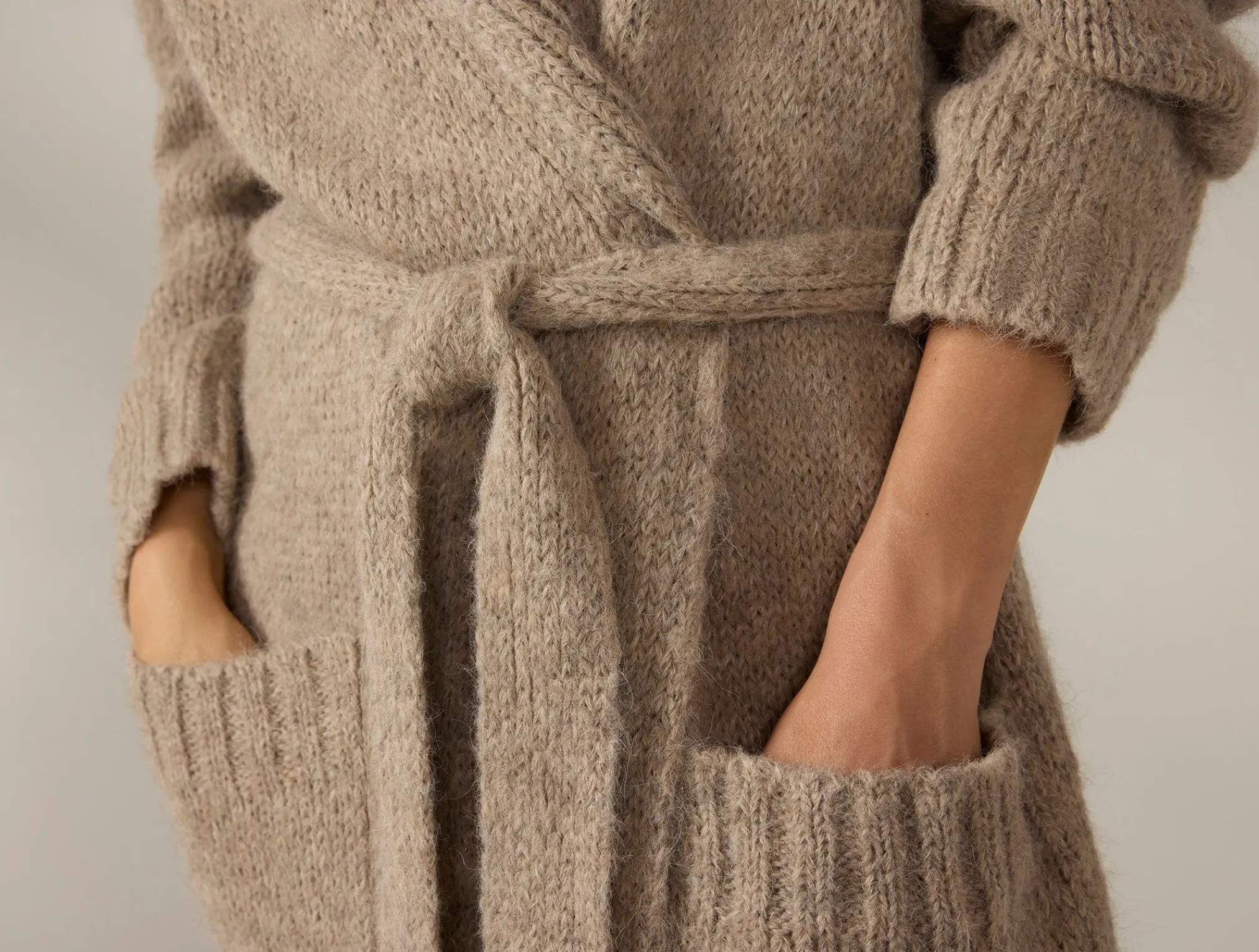 Coyuchi Women's Andes Suri Alpaca Knit Robe< Robes